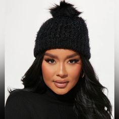 Fashion Nova Cozy Nights Beanie Hat In Black Fashion Nova Brand Faux Fur Beanie. Warm And Comfy! Stretchy With Pom Pom On Top. Nwt Open To Offers!!!! New To Poshmark? Use Code Mommyt30 To Sign Up And Get $10 Off Your First Purchase Black Faux Fur, Pom Beanie, Fur Pom Pom, Beanie Hat, Beanie Hats, Black Fashion, Fashion Nova, Faux Fur, Pom Pom