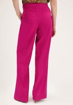 Motivi PALAZZO - Broek - fucsia Pantalon Large