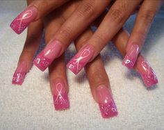 Moms Nails, Jazzy Nails, Awareness Nails, Nails Holiday, Nail Designs Pictures, Pink Manicure, Pink October, Pink Nail Designs