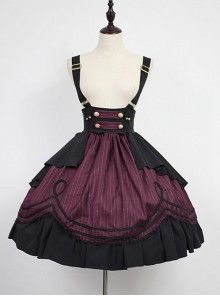 Plus Size Lolita Dresses | lolitain.com Hu Tao Dress, Odd Fashion, High Waist Dress, Japanese Street Fashion, Layered Skirt, Overall Dress, Lolita Dress, Gothic Lolita, Waist Dress