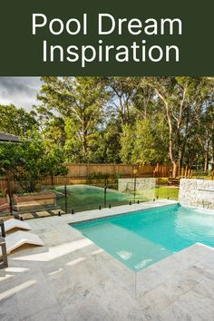 Beautiful pool area featuring Manhattan Alfresco and Hotham Wall Cladding Granite Stone Wall, Granite Stone, Wall Cladding, Stone Wall, Manhattan