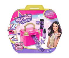 Budding fashionistas and aspiring beauticians alike can express their creativity while rocking colorful, custom strands in their hair with this Hollywood-inspired extension kit that comes with enough supplies to make up to 12 extensions or accessories. Spa Night Party, Hollywood Curls, Girl Gift Set, Hollywood Hair, Tight Curls, Spin Master, Hair Ribbon, Hair Rollers, Hair Studio