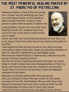 a poem with an image of st paul the baptist and his message to him on it