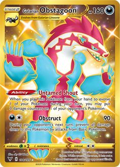 the pokemon card features an image of a blue and red dragon