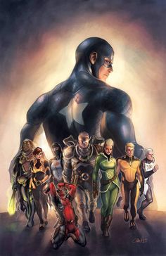 an image of a group of superheros standing together