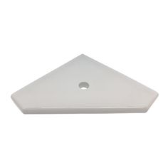 a white square shaped object on a white background