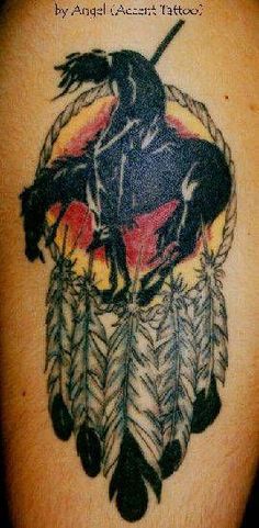 End Of The Trail Tattoo, American Indian Tattoo, Trail Tattoo, Indian Skull Tattoos