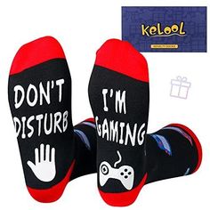 30 Days Return Policy Fast Delivery Trusted seller Do Not Disturb I'm Gaming Socks,Birthday Gifts for Dad,Mens Gift for Large Red Product Description Polyester,Spandex Imported Pull On closure Machine Wash 【Do Not Disturb I'm Gaming Socks】Birthday gifts for dad, funny dad gifts, Birthday gifts for boys. gifts for him, graduation gifts. Gifts idea for teenager. This do not disturb im gaming socks come with rubberized lettering and pattern on the bottom doubles as a no slide feature and good grip Boy Gifts Ideas, Gift Ideas For Teen Boys, Funny Socks For Men, Stocking Stuffers For Teens, Socks Gifts, Shorts Sleepwear, Funny Gamer, Valentine Gift Ideas, Sweaters Men