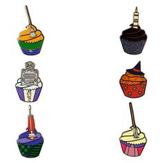 PRICES MAY VARY. You are purchasing a Loungefly Disney Hocus Pocus Sweets Blind Box Pin [ONE RANDOM PIN]. Which witch takes the cake? You can have them all with our bewitching Loungefly Disney Hocus Pocus Sweets Mystery Box Pin Set. Sweet little cupcake pins, with colorful icing and toppers, await your selection. Cupcake toppers serve as wickedly fun clues for guessing the characters that might belong to each treat. There’s a broom topper, a mop, a vacuum cleaner, a witch hat with an orange ribb Diy Minatures, Disney Candy, Disney Pins Sets, Apple Pin, Black Flame Candle, Which Witch, A Broom, Orange Ribbon, Take The Cake