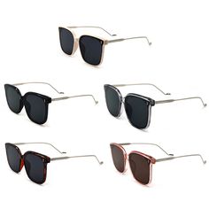 Charmleo Square Framed Sunglasses For Women Men Fashion Big Size Sun Glasses Eyewear Outdoor Sun Shades Anti-reflective UV40 Outdoor Sun Shade, Sunglasses For Women, Sun Shade, Sunglass Frames, Square Frames, Men Fashion, Big Size, Women Men