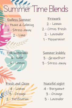 Essential Oils Diffuser Blends, Young Living Diffuser Recipes, Candle Recipes, Summer Essential Oils, Young Living Oils Recipes, Sleep Faster, Herbal Essence, Living Oils Recipes