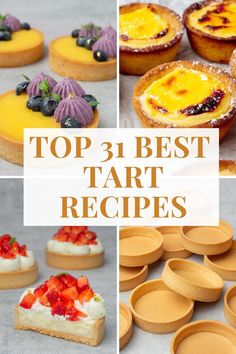 Top 31 Tart recipes Savory Tart Recipes, Fruit Tart Filling, Raspberry Tart Recipe, Tart Recipes Savory, Strawberry Tarts Recipe, Chocolate And Raspberry Tart, Mini Fruit Tarts, Fresh Fruit Tart, Fancy Desserts Recipes