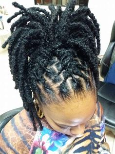 Side Part Loc Styles, Dreads Styles For Women, Loc Updo, Loc Hairstyles, Dreads Girl, Beautiful Dreadlocks, Short Locs Hairstyles, Hair Twist, Dreadlock Style