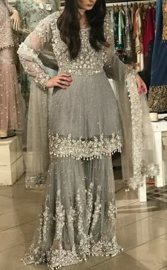 Wardrobe Traditional, Asian Fits, Sharara Style, Royal Outfit, Asian Dresses, Latest Bridal Dresses