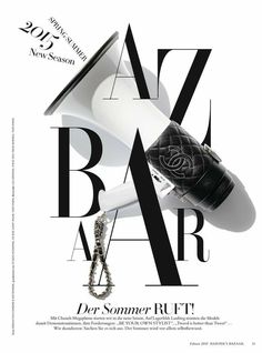 Fashion Magazine Layout, Fashion Typography, Fashion Magazine Cover, Magazine Layout Design, Publication Design, Harper’s Bazaar