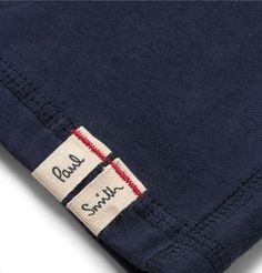 Creative Labels, Techniques Textiles, Paul Smith Shoes, Sewing Logo, Clothing Labels Design, T Shirt Label, Visible Stitching, Shirt Label, Smith Shoes