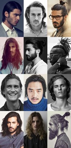 Peinados de hombre para cabello largo: 2015 Men With Long Hair, Popular Mens Haircuts, Top Hairstyles For Men, Long Hair Care, Long Hair Trends, Trendy Mens Haircuts, Mens Hair Trends, 2015 Hairstyles