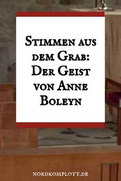 Stimmen aus dem Grab: Der Geist von Anne Boleyn, Buchcover mit einem historischen Motiv.