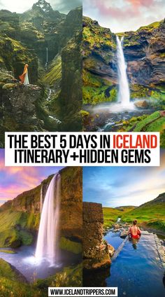 The Best 5 Days In Iceland Itinerary + Hidden Gems Iceland Hidden Gems, 5 Days In Iceland, Iceland Travel Itinerary, Iceland Resorts, Iceland Honeymoon, Iceland Hiking, Things To Do In Iceland, Iceland Summer, Baltic Cruise