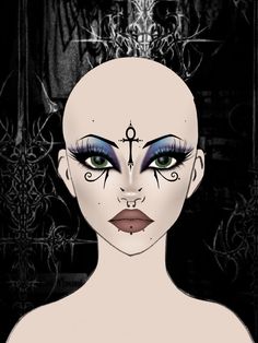 Egyptian Makeup, Gothic Makeup, Goth Makeup, Egyptian Goddess, Gothic Art, Goth Fashion, Makeup Inspo, Gothic Fashion, Makeup Ideas