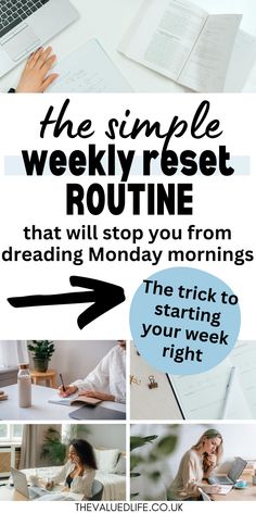 Do you want to create a productive week every time? Click here to learn how a Sunday reset can help you feel prepared and organised. I’ve used this routine to stay on top of my goals and start each week fresh—you’ll feel so accomplished! Sunday Reset, Weekly Planning, Monday Morning, How Are You Feeling, How To Plan