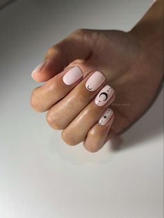 Minimal Nails Art, Sharp Nails, Nails Today, Hot Nails, Creative Nails, Blue Nails, Nail Manicure