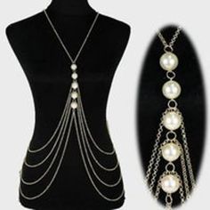 New A Lot Of Body Chains Look Great In A Photo, But Just Don't Sit Right Or Move, Twist And Are Just Plain A Pain. These Are Simple, Sexy, Classy And Comfortable! They Look Great Over Or Under Any Outfit. Please See Photos For Close Ups & Measurements. As Always, If You Have Any Questions, Please Don't Hesitate To Ask & Thanks So Much For Stopping By Bunnyblvd!!! Combined / Bundle Discounts 2 Items 10% Off 3 Items 20% Off 4+ Items 25% Off We Also Accept Reasonable Offers. We Carry New & Vintage Body Chain Fashion, Pearl Body Chain, Body Necklace Chain, Belly Jewelry, Belly Chain, Body Chain Jewelry, Color Dorado