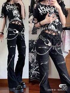 Alt Punk Outfits, Masculine Goth Outfits, Concept Clothing