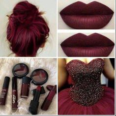 Maquillage Kylie Jenner, Dark Red Hair Color, Black Red Hair, Red Makeup, Super Hair, Short Black Hairstyles