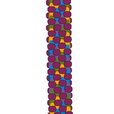 the letter i is made up of circles and dots on a white background, it appears to be colorful