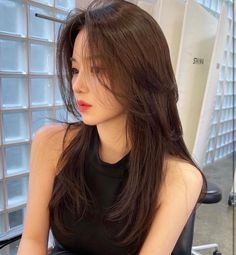 Korean Long Hair, Asian Long Hair, Extension Hair, Layered Haircuts For Medium Hair, Girl Haircut, Long Layered Haircuts