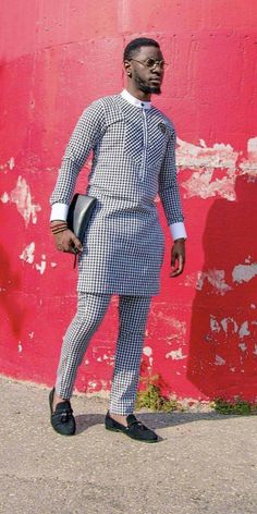 Menswear Street Style, African Men Clothing, Matching Pants Set