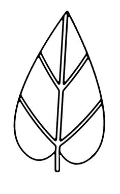 a black and white drawing of a leaf