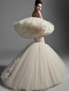 Jennifer Glamorous Wedding Gowns, Krikor Jabotian, Dresses Unique, Fairytale Fashion, Wedding Dresses 2020, Dress Gallery, Mermaid Wedding Dresses, Tulle Tutu, Futuristic Fashion