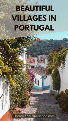 cobblestone laneway with plants in beautiful village in portugal Monsaraz Portugal, Portuguese Foods, Albufeira Portugal, Portugal Travel Guide, Portuguese Culture, Iberian Peninsula, Spain Portugal, Sintra Portugal