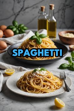 A photo of a  Spaghetti which is a type of Homemade pasta Homemade Spaghetti, Spaghetti Recipe, Spaghetti Recipes