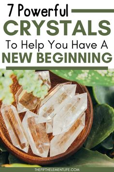 crystals to help you have a new beginning Crystals Healing Grids, Crystal Magick, Power Of Crystals, Fresh Beginnings, Energy Clearing, Crystals Healing