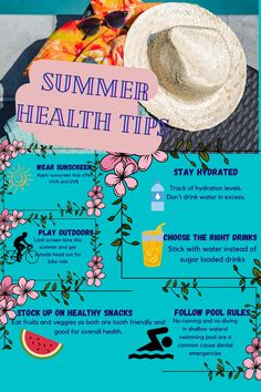 Summer is here! A change of season calls for a change in routine, a revamped diet, and of course, a new exercise regimen that suits the weather. Here are few tips to stay healthy this summer.#summer #healthandfitness #vacation #health Tips To Stay Healthy, Exercise Regimen, 7 Hours Of Sleep, Tips For Summer, Summer Tips, Summer Health, Limiting Screen Time, Dental Emergency, Eat Fruit