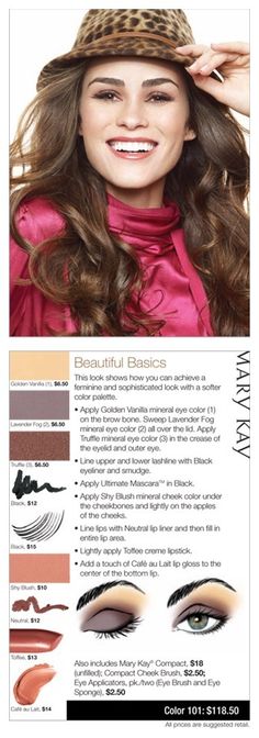 Beauty Basics Makeup Artist Looks, Mary Kay Holiday, Dirt Makeup, Mary Kay Business