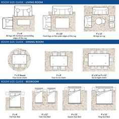 the floor plan for a living room is shown in blue and white, with instructions to make