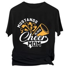 PRICES MAY VARY. Unique Personalized Design: Our cheer mom shirts create a striking impression with team name and cheerleader name. A must-have for cheer moms who love to showcase their spirit in style. Perfectly suited for cheer aunt shirts for women as well. Versatile Style options: These cheer grandma shirts for women are not only stylish but also versatile. Whether it's the cheer mom era shirt or the cheer mom gifts, there's something for every cheer mom out there. High Quality Material: Our Cheer Grandma, Cheer Mom Gifts, Women Tshirt Design, Cheer Mom Shirt, Cheerleading Shirts, Cheer Tshirts