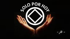 the logo for solo por hoy with two hands cupping up in front of it