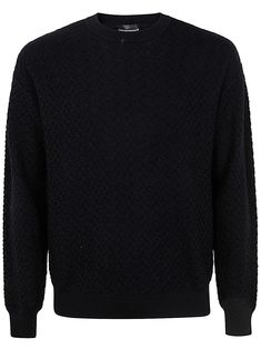 Sweater from Emporio ArmaniComposition: 100% Virgin Wool Emporio Armani Men, Armani Long Sleeve Shirt, Armani Brand, Luxury Men's Wool V-neck Sweater, Italian Luxury Brands, Blue Crew, Expensive Handbags, Tory Burch Shoes, Knitwear Men