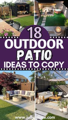 outdoor ideas, outdoor patio ideas, patio ideas, backyard ideas, outdoor decor ideas Patio Garden Ideas Seating Areas, Backyard Ideas With No Patio, Luxury Backyard On A Budget, Large Outdoor Deck Ideas, Outdoor Patio Landscaping, Rooftop Patio Design Ideas, Simple Backyard Patio Designs Layout, Ground Level Deck Ideas With Pergola, Simple Deck Furniture Ideas