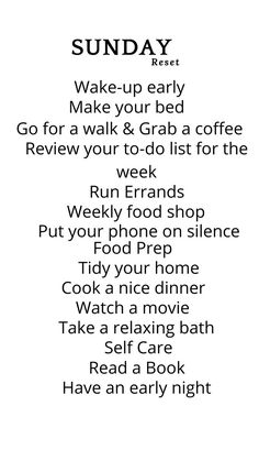 Sunday Morning Routine, Aesthetic Self Care, Self Care Aesthetic, Self Care Sunday, Sunday Reset, Sunday Routine, Self Care Ideas