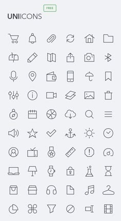 the icon set includes different types of symbols, such as arrows and other things that can be seen in this image