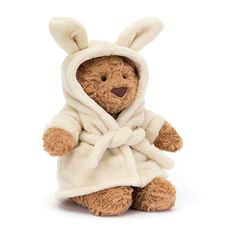 Jellycat Super Softies - Bartholomew Bear Bathrobe Bartholomew Bear, Jellycat Stuffed Animals, Birthday List, Cute Stuffed Animals, Bunny Ear, Christmas Wishes, Christmas Wishlist, Softies, Tumbling