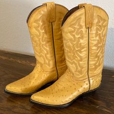 This Is A Pair Of Extra Fine Rancho Comfort Collection Ostrich Western Boots, Like New Condition. Size 25 Mexico, Mens 6.5, Women’s 8 Roper Boots, Cowboy Western, Western Cowboy Boots, Western Boots, Men's Shoes, Cowboy, Like New, Man Shop, Size 6