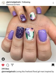 Purple Pedicure, Nail Spring, Gel Pedicure, Nagellack Trends, Spring Nail Designs, Designs Nail, Spring Nail Art, Spring Nail, Nail Designs Spring