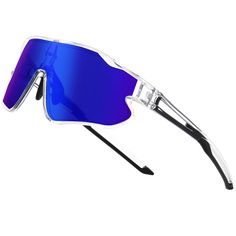 PRICES MAY VARY. 【KIDS WRAP SHIELD SUNGLASSES】- These youth sunglasses use high-quality polycarbonate lenses, which offer maximum protection to the eyes against UV rays, dust, and wind. So your child can perform to the best of their ability in the game. 【ULTRA-LIGHTWEIGHT FRAME DESIGN】- Fashion kids sunglasses are so lightweight. The whole sunglasses weigh only 22g as a gift accompany children's childhood. Perfect warp-around the kids' eyes, protect the eyesight of kids on the process of growth. Blue Functional Sports Sunglasses, Anti-reflective Shield Sunglasses For Sports, Blue Polycarbonate Sunglasses For Sports, Sporty Blue Shield Sunglasses For Sports, Blue Polycarbonate Sports Sunglasses, Sports Sunglasses With Uv Protection Polycarbonate, Sports Sunglasses With Uv Protection, Plastic Sunglasses With Uv Protection For Outdoor Activities, Sports Shield Sunglasses With Uv Protection